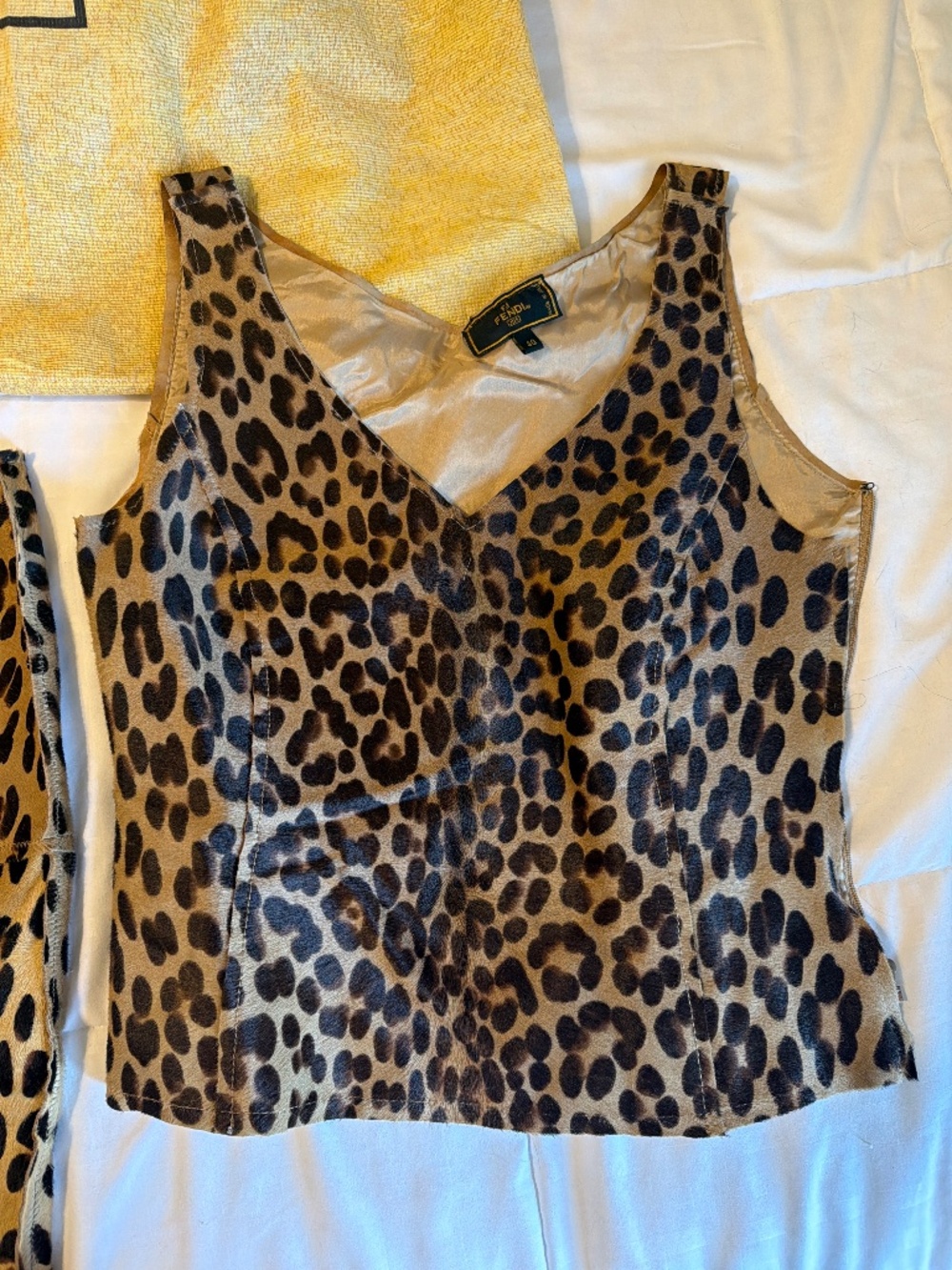 Vintage Fendi pony skin set